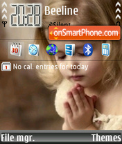 Little Girl 03 tema screenshot