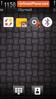 Black Weave 01 es el tema de pantalla