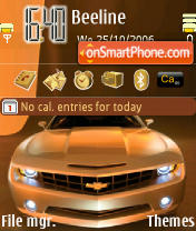 Capture d'écran Chevrolet thème