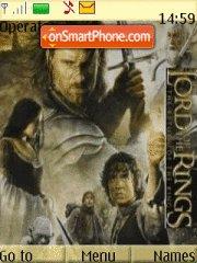 Скриншот темы Lord Of The Ring 01