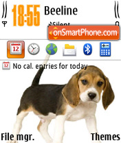 Capture d'écran Beagles thème