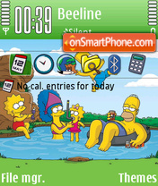 Simpsons 04 theme screenshot