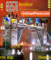 Скриншот темы Tower Bridge
