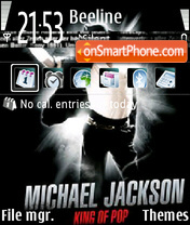 Скриншот темы Michael jackson 07