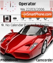 Capture d'écran Ferrari enzo thème