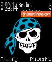 Cool Skull tema screenshot