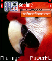 Parrot 03 tema screenshot