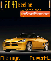 Скриншот темы Orane Dodge