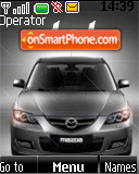 SWF Mazda 3 animated theme screenshot