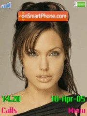 Скриншот темы Angelina Jolie