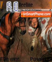 Скриншот темы Horses 05