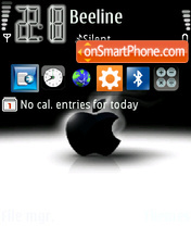 Apple Iphone 01 es el tema de pantalla