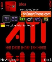 ATI Rocks theme screenshot