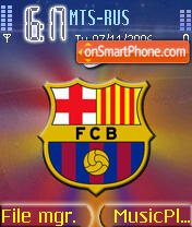 Скриншот темы Barcelona FCB