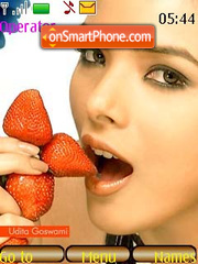 Udita Goswami theme screenshot