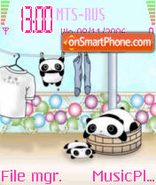 Скриншот темы Tare Panda