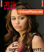 Miley Cyrus theme screenshot