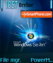 Скриншот темы Win Seven 2