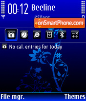 DeepBlue FP2 Icon es el tema de pantalla