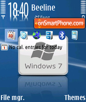 Windows 7 10 theme screenshot