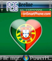 Portugese Love theme screenshot