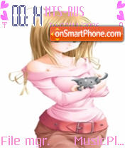 Pink Gurl 01 tema screenshot