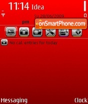 Red White tema screenshot