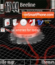 Ciber Heart theme screenshot