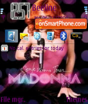 Madonna Tour tema screenshot