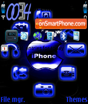 Capture d'écran Iphone Flash thème