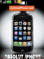 Скриншот темы Absolut iphone