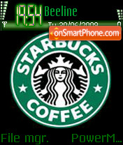 Starbucks Coffee es el tema de pantalla