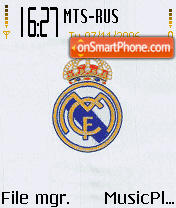 Real Madrid 2007 theme screenshot