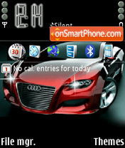 Animated Audi theme screenshot