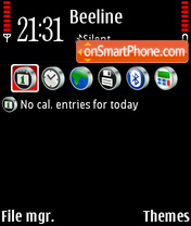 Red & Black tema screenshot