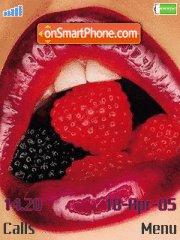 Strawberry and Lips es el tema de pantalla