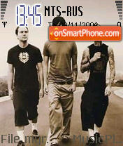 Blink 182 tema screenshot