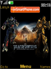 Transformers 2 tema screenshot
