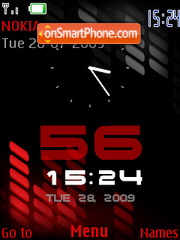 Xpress 5800 Red tema screenshot
