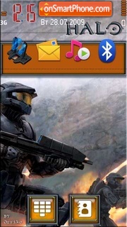 Halo definitive Theme-Screenshot