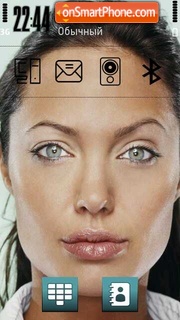 Angelina Jolie 11 tema screenshot