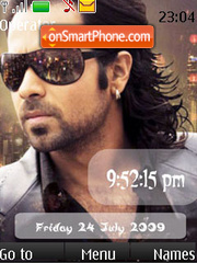 Awarapan SWF Clock es el tema de pantalla