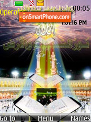 Capture d'écran Islamic SWF Clock thème