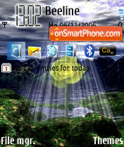 Yellow Rose tema screenshot