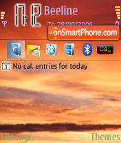 Sun Sky es el tema de pantalla