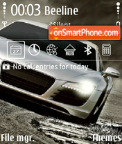 Audi R8 tema screenshot