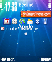 Скриншот темы Apple Touch