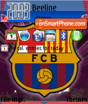 FC barcelona 05 theme screenshot