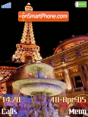 Capture d'écran ParisFriscoLondon thème