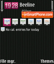 iStyle Pink tema screenshot